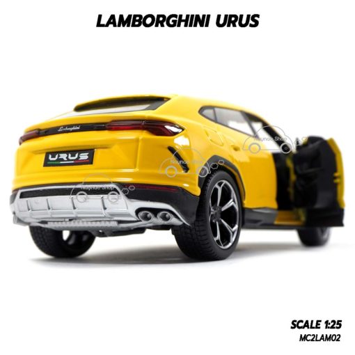 โมเดลรถ LAMBORGHINI URUS สีเหลือง (1:25) แลมโบ SUV รุ่นแรก
