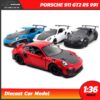 โมเดลรถเหล็ก PORSCHE 911 GT2 RS 911 (Scale 1:36)
