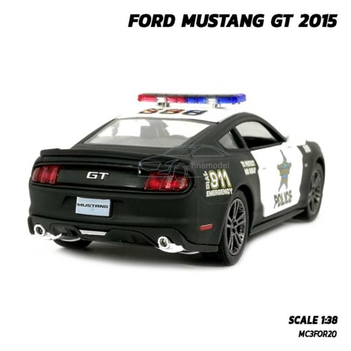 โมเดลรถตำรวจ ฟอร์ดมัสแตง GT 2015 (Scale 1:38) รถเหล็ก ราคาถูก