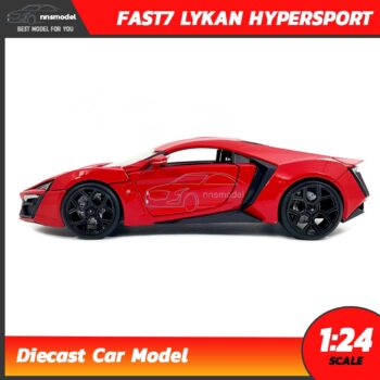 โมเดลรถฟาส Fast7 Lykan Hypersport (1:24) Jada Toy โมเดลรถสะสม Diecast Model