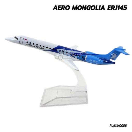 โมเดลเครื่องบิน AERO MONGOLIA ERJ145 เครื่องบินจำลองเหมือนจริง