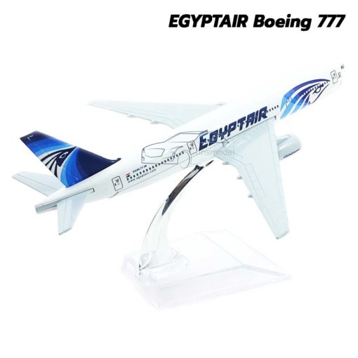 เครื่องบินโมเดล EGYPTAIR Boeing 777 เครื่องบินจำลอง ราคาถูก