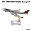 โมเดลเครื่องบิน NORTHWEST AIRLINES B747 ตัวลำทำจากเหล็ก