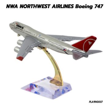 โมเดลเครื่องบิน NORTHWEST AIRLINES B747 รุ่นมีล้อ
