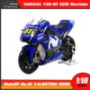 โมเดล MotoGP 2018 YAMAHA YZR-M1 2018 Movistar No.46 VALENTINO ROSSI