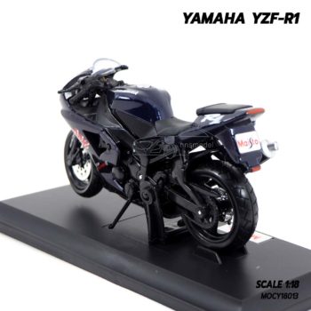 โมเดลบิ๊กไบค์ YAMAHA YZF-R1 สีดำ (Scale 1:18) ผลิตโดยแบรนด์ Maisto