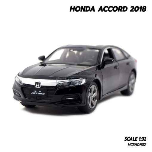โมเดลรถ ฮอนด้า HONDA ACCORD 2018 สีดำ (1:32)