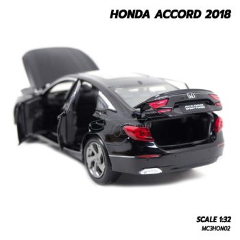 โมเดลรถ ฮอนด้า HONDA ACCORD 2018 สีดำ (1:32) รุ่นมีเสียงมีไฟ