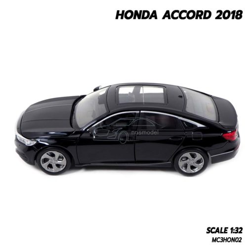 โมเดลรถ ฮอนด้า HONDA ACCORD 2018 สีดำ (1:32) โมเดลประกอบสำเร็จ