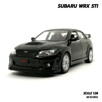 โมเดลรถ SUBARU WRX STI สีดำ (1:36) โมเดลประกอบสำเร็จ