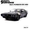 โมเดลรถฟาส Fast8 Dom PLYMOUTH GTX 1970 (1:24)