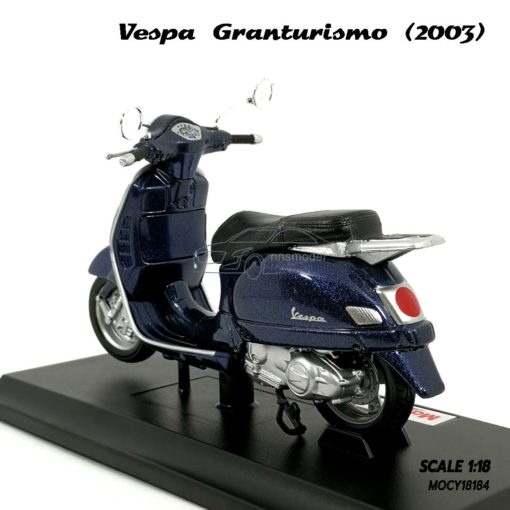 โมเดล VESPA GRANTURISMO 2003 สีน้ำเงิน (1:18) ผลิตโดยแบรนด์ Maisto