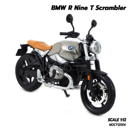 โมเดลมอเตอร์ไซด์ BMW R Nine T Scrambler (Scale 1/12) มอไซด์คลาสสิคจำลอง
