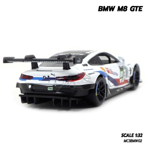 โมเดลรถ BMW M8 GTE Motorsport (Scale 1/32) โมเดลรถเหล็กจำลอง