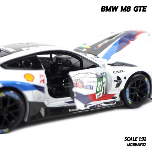 โมเดลรถ BMW M8 GTE Motorsport (Scale 1/32) โมเดลรถสปอร์ต รุ่นขายดี