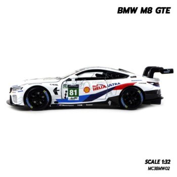โมเดลรถ BMW M8 GTE Motorsport (Scale 1/32) โมเดลรถสปอร์ต มีเสียงมีไฟ