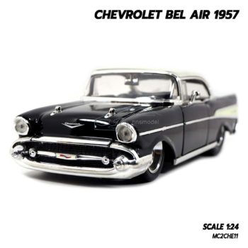โมเดลรถ CHEVROLET BEL AIR 1957 สีดำ (Scale 1:24)