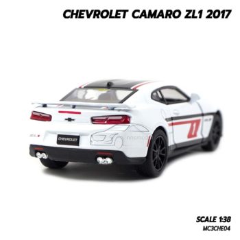 โมเดลรถ Chevrolet Camaro ZL1 2017 สีขาว (1:38) โมเดลรถเหล็ก คาเมโร