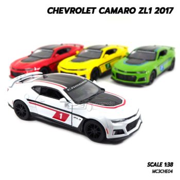 โมเดลรถ Chevrolet Camaro ZL1 2017 (1:38) มี 4 สี