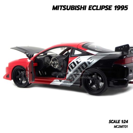 โมเดลรถ MITSUBISHI ECLIPSE 1995 (1:24) ภายในรถจำลองเหมือนจริง