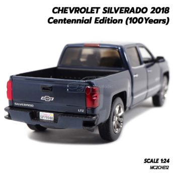 โมเดลรถกระบะ เชฟวี่ Silverado 2018 (1:24) รุ่นฉลอง 100 ปี