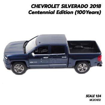 โมเดลรถกระบะ เชฟวี่ Silverado 2018 (1:24) โมเดลรถเหล็ก