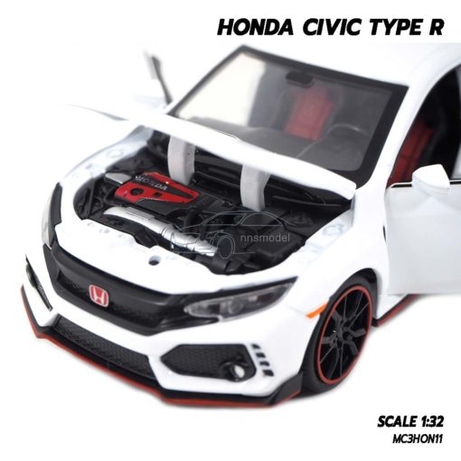 โมเดลรถยนต์ HONDA CIVIC TYPE R (Scale 1:32) เครื่องยนต์เหมือนจริง