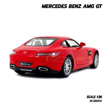 โมเดลรถเบนซ์ MERCEDES BENZ AMG GT (1:36) สีแดง ไฟท้ายสวยๆ