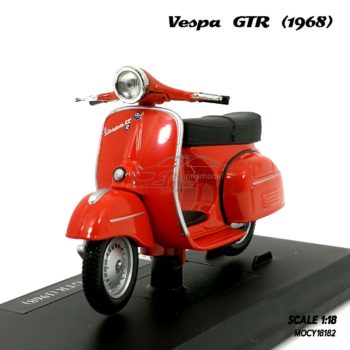 โมเดลเวสป้า VESPA GTR 1968 สีส้ม (1:18)
