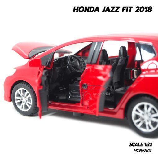โมเดลรถแจ๊ส 2018 สีแดง (1:32) เปิดประตูรถได้ครบ
