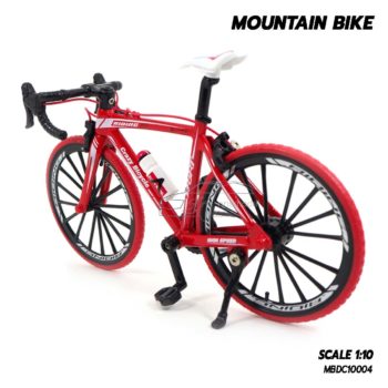 โมเดลจักรยาน MOUNTAIN BIKE สีแดง โมเดลประกอบสำเร็จ