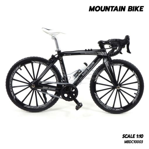โมเดลจักรยาน เสือหมอบ MOUNTAIN BIKE สีดำ โมเดลประกอบสำเร็จ พร้อมตั้งโชว์