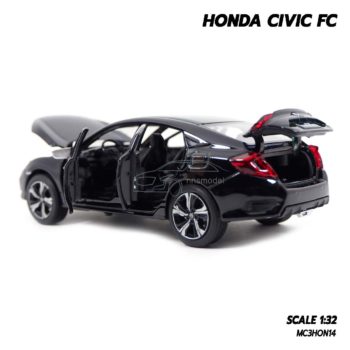 โมเดลรถ HONDA CIVIC FC สีดำ (1:32) โมเดลรถเปิดได้ครบ