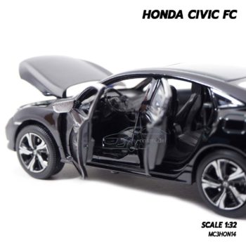 โมเดลรถ HONDA CIVIC FC สีดำ (1:32) ภายในรถจำลองเหมือนจริง