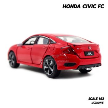 โมเดลรถ HONDA CIVIC FC สีแดง (1:32) โมเดลรถประกอบสำเร็จ