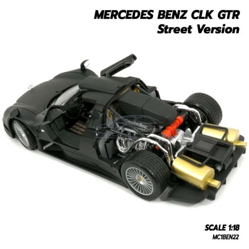 โมเดลรถเบนซ์ BENZ CLK GTR Scale 1/18 เครื่องยนต์จำลองเหมือนจริง