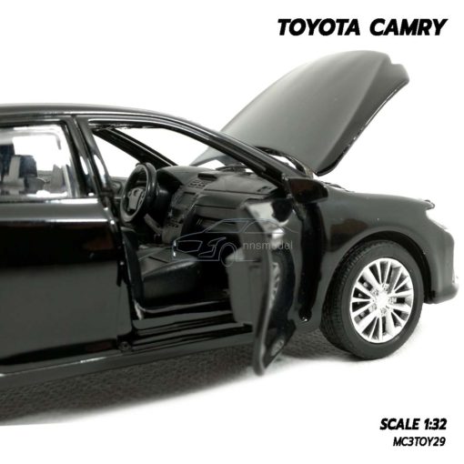 โมเดลรถ TOYOTA CAMRY สีดำ (1:32) โมเดลประกอบสำเร็จ ภายในรถเหมือนจริง
