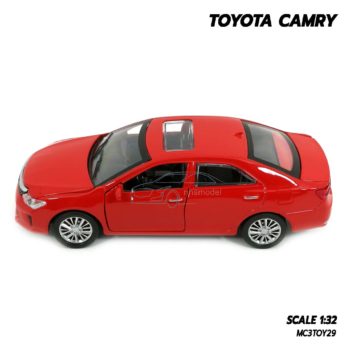 โมเดลรถ Toyota Camry สีแดง (1:32) รถเหล็กประกอบสำเร็จ ราคาถูก