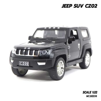 โมเดลรถจิ๊บ Jeep Models SUV CZ02 สีดำ