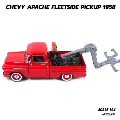 โมเดลรถ CHEVY APACHE FLEETSIDE PICKUP 1958 (1:24) โมเดลรถกระบะ ประกอบสำเร็จ