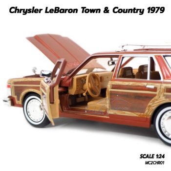 โมเดลรถ CHRYSLER LEBARON TOWN COUNTRY 1979 (1:24) ภายในรถเหมือนจริง
