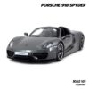 โมเดลรถ Porsche 918 Spyder สีเทาดำ (1:24)