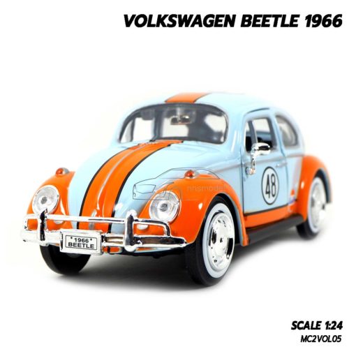 โมเดลรถ VOLKSWAGEN BEETLE 1966 No.48 (1:24)