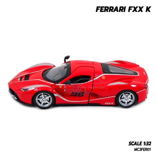 โมเดลรถ FERRARI FXX K สีแดง (Scale 1:32) โมเดลประกอบสำเร็จพร้อมตั้งโชว์