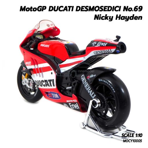 โมเดล MotoGP 2013 DUCATI DESMOSEDICI Nicky Harden (Scale 1:10) โมเดลรถประกอบสำเร็จ พร้อมตั้งโชว์