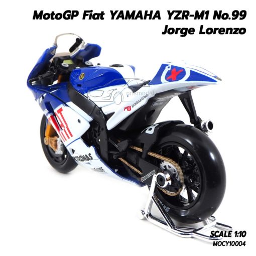 โมเดล MotoGP 2009 YAMAHA YZR-M1 Jorge Lorenzo (1:10) รถโมเดลจำลอง พร้อมตั้งโชว์