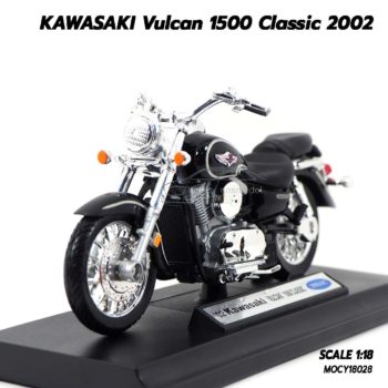 โมเดลมอเตอร์ไซด์ KAWASAKI Vulcan 1500 Classic 2002 (1:18) โมเดลประกอบสำเร็จ