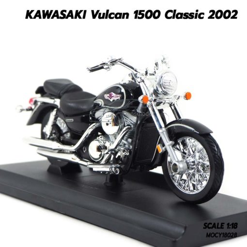 โมเดลมอเตอร์ไซด์ KAWASAKI Vulcan 1500 Classic 2002 (1:18) โมเดลรถสมจริง