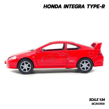 โมเดลรถเหล็ก HONDA INTEGRA TYPE-R (1:34) สีแดง โมเดลรถฮอนด้า รุ่นน่าสะสม