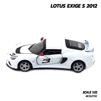 โมเดลรถเหล็ก LOTUS EXIGE S 2012 สีขาว รถโมเดลประกอบสำเร็จ